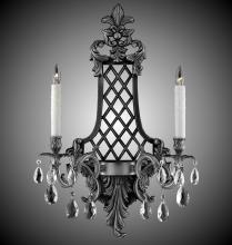  WS9457-A-04G-PI - 2 Light Lattice Large Wall Sconce
